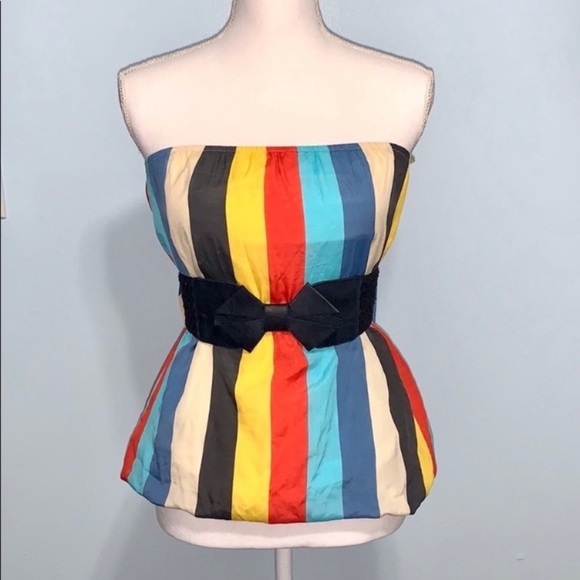 Strapless Top multicolored Size S - Picture 2 of 9